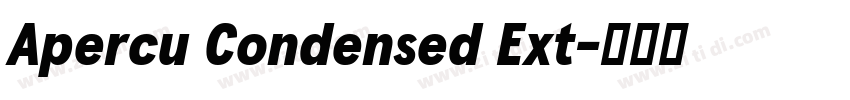 Apercu Condensed Ext字体转换